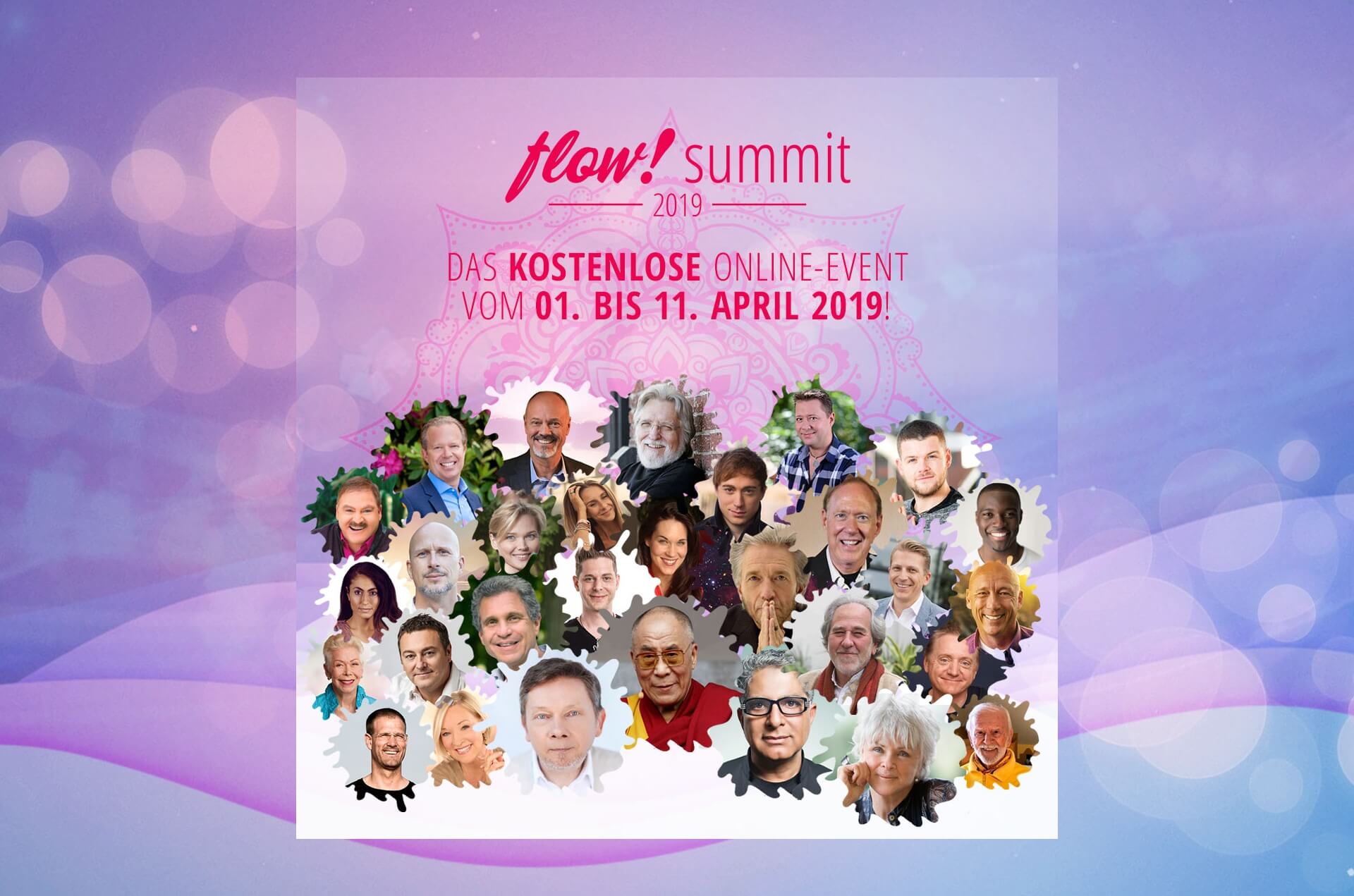 Flow Summit: Joe Dispenza, Eckhart Tolle, Deepak Chopra und weitere 130 Experten erleben - online!